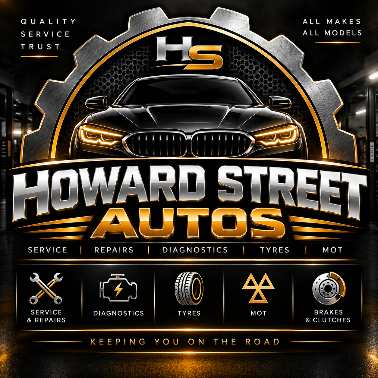 Howard Street Autos premium logo